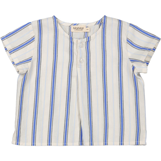 MarMar Cotton Stripes Chambray Stripe Tero T-shirt