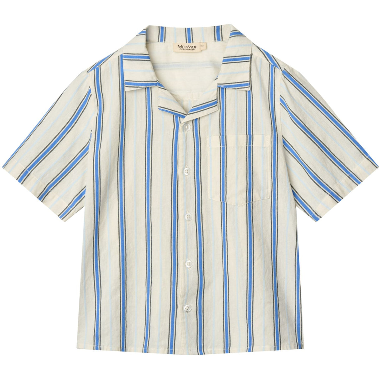MarMar Cotton Stripes Chambray Stripe Tage T-shirt