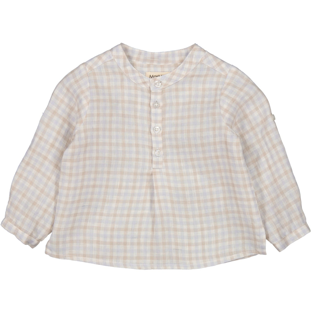 MarMar Fine Linen Summer Check Totoro Skjorte