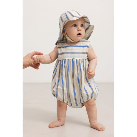 MarMar Cotton Stripes Chambray Stripe Alba Baby Long Solhat