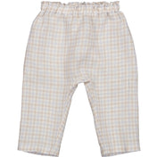 MarMar Fine Linen Summer Check Panu L Bukser