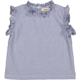 MarMar Fine Cotton Navy Stripe Tirra Top