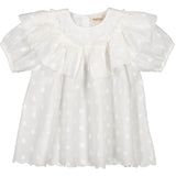 MarMar Dobby Dots Gentle White Delsa B Kjole