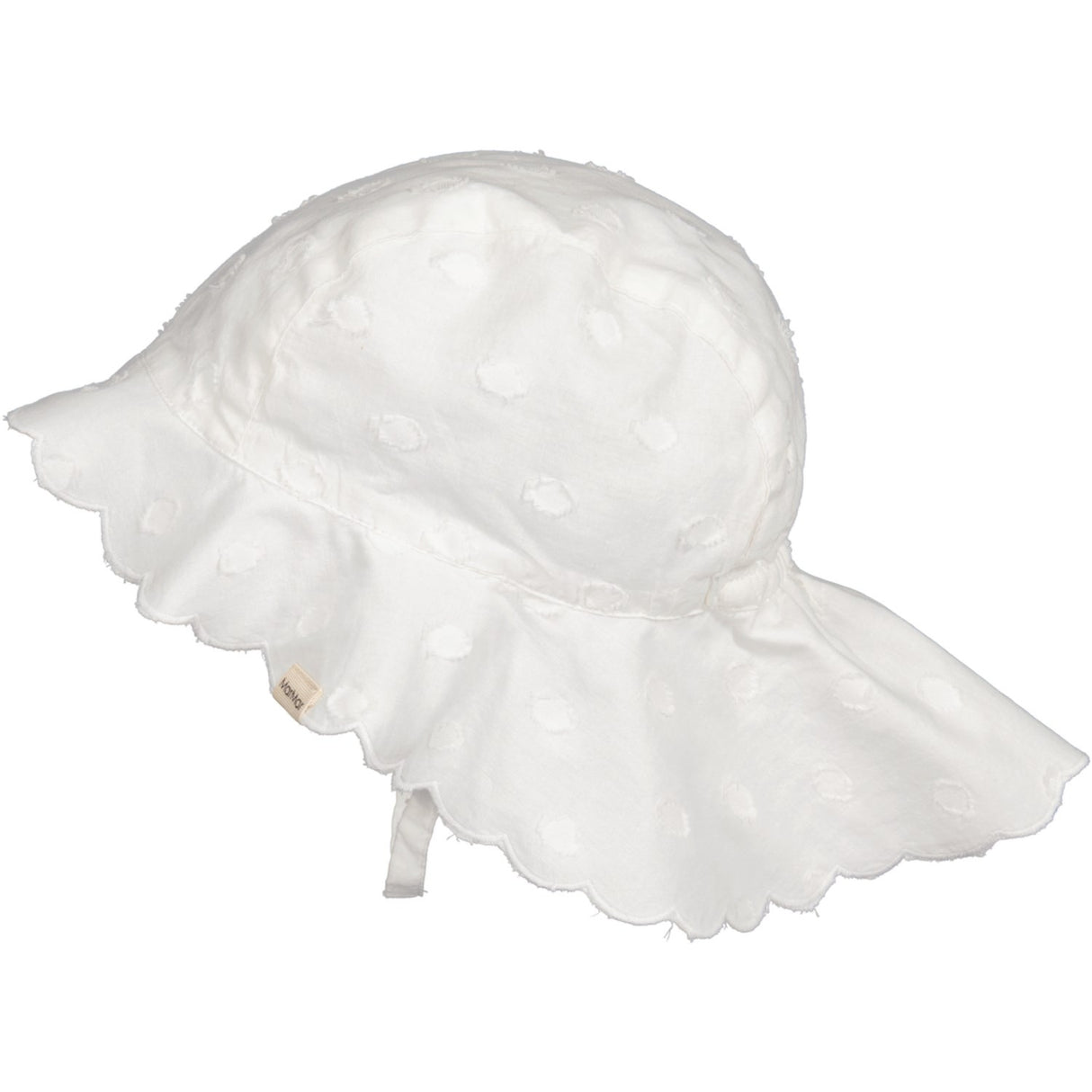 MarMar Dobby Dots Gentle White Alba Baby Long Solhat