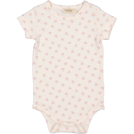 MarMar Modal Smooth Print Little Bouquet Plain Body SS Body