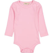 MarMar Modal Fine Rib Pink Blossom Plain Body LS Body