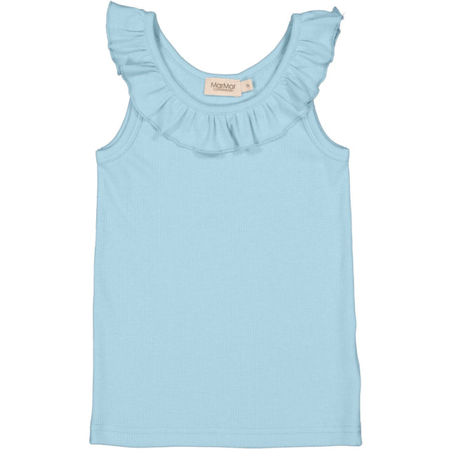 MarMar Modal Fine Rib Heavenly Blue Tamar Top
