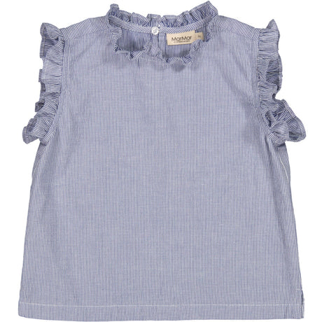 MarMar Fine Cotton Navy Stripe Tirra Top