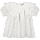 MarMar Dobby Dots Gentle White Delsa B Kjole