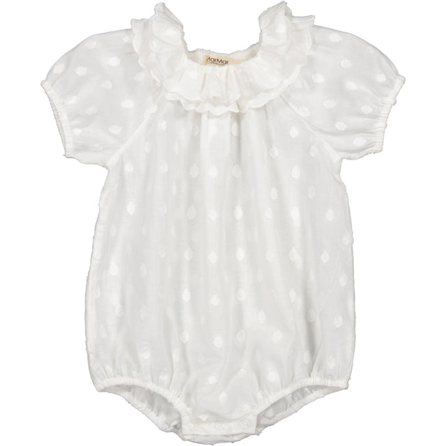 MarMar Dobby Dots Gentle White Rosetta Body