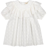 MarMar Dobby Dots Gentle White Delsa Kjole