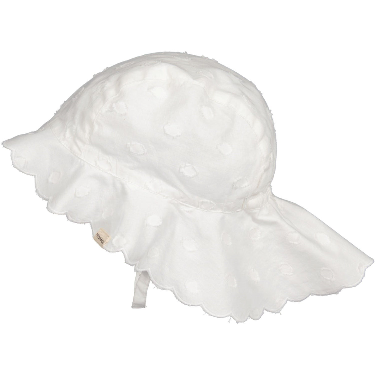 MarMar Dobby Dots Gentle White Alba Baby Long Solhat