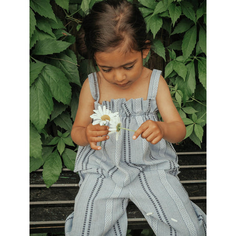 Fliink Navy Amie Ruffle Top