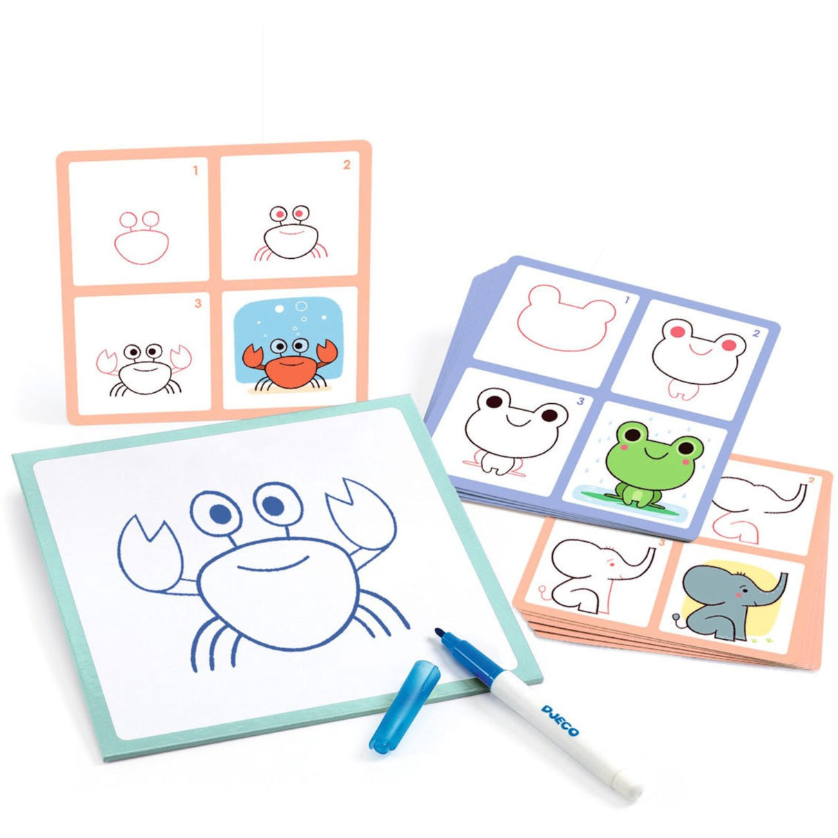 Djeco Lærespil - Trin For Trin, Dyrebørn