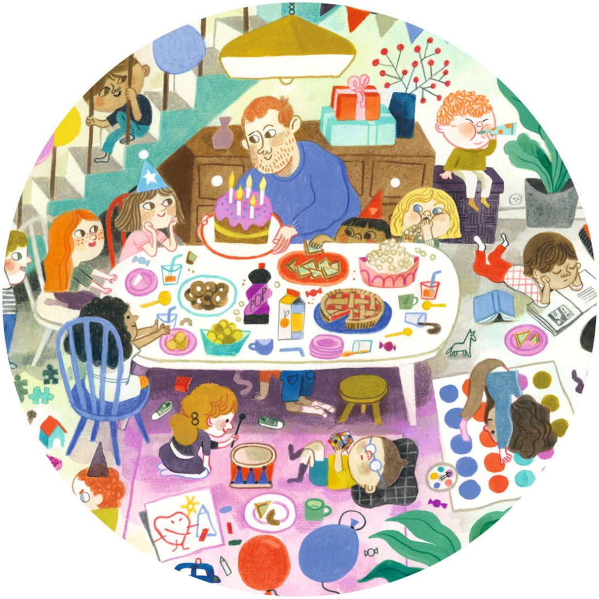 Djeco Oberservationspuslespil, Fødselsdag - 54 Brikker