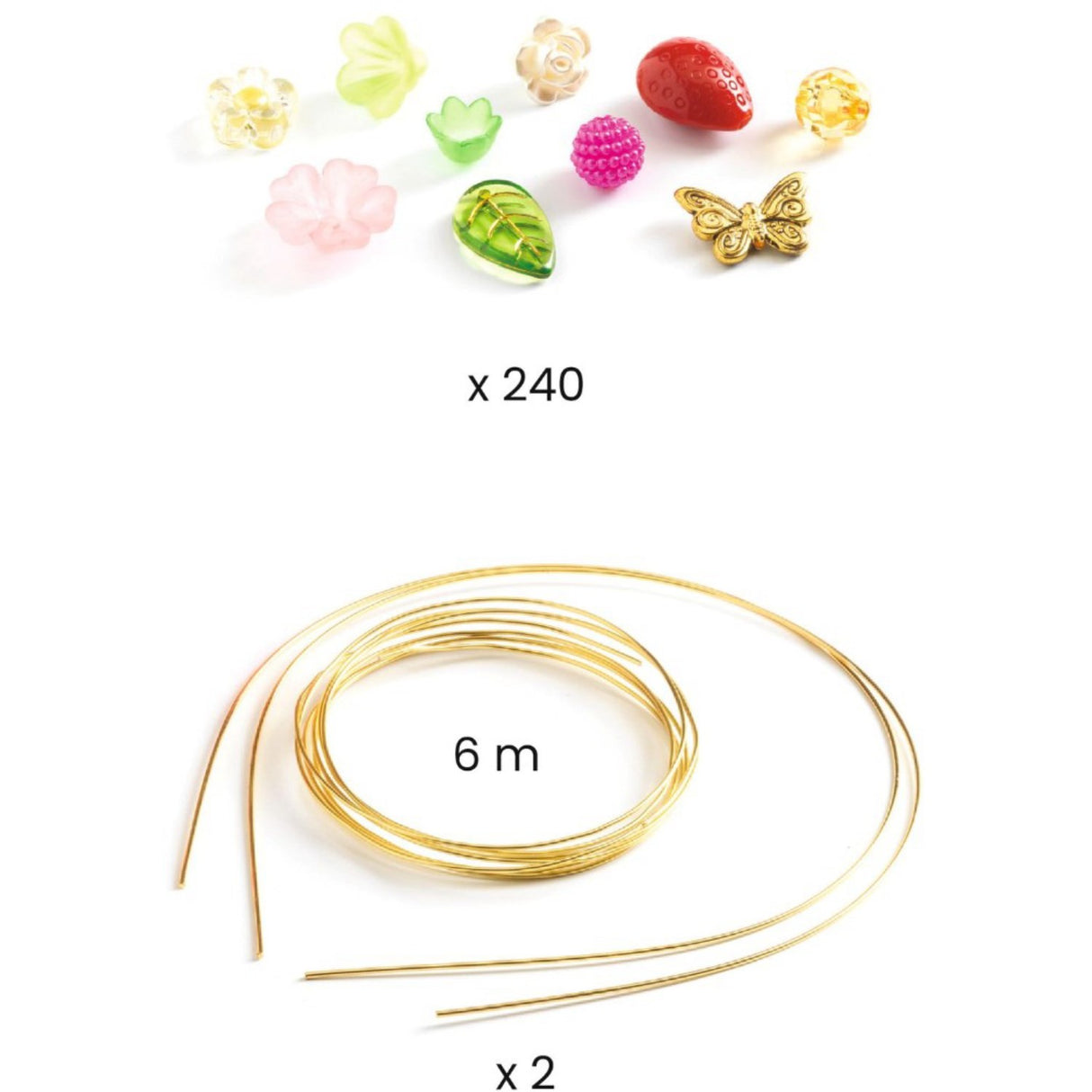 Djeco Perler, Diadem Lyserød