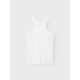 Name It Lucent White Nkfhellemie Slim Halter Top Pb