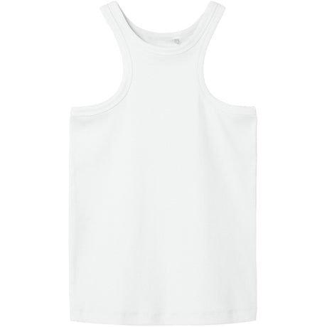 Name It Lucent White Nkfhellemie Slim Halter Top Pb