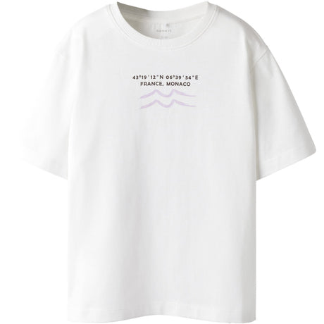 Name It Cloud Dancer Nkfhellia Ss Nreg Top