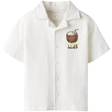 Name It Cloud Dancer Nmmhisher Nreg Ss Skjorte