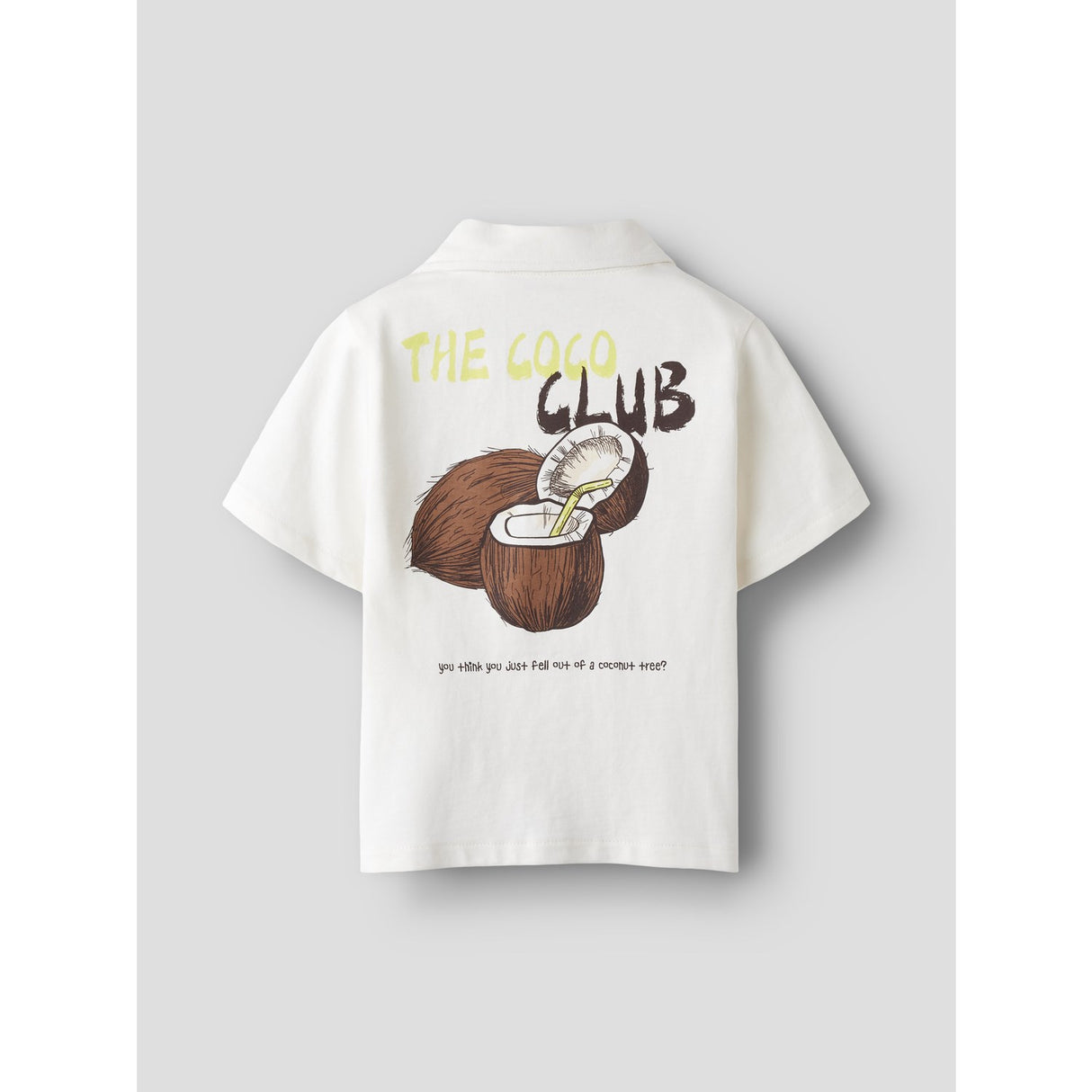 Name It Cloud Dancer Nmmhisher Nreg Ss Skjorte