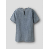 Name It Medium Blue Denim Beau 2/4 Denim Kjole