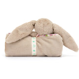 Jellycat Bashful Kanin, Beige Meadow Tæppe