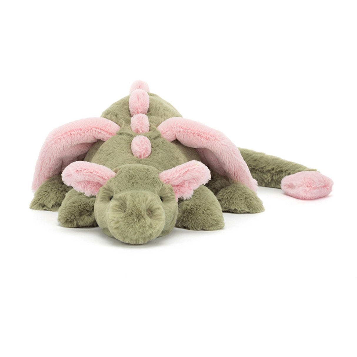 Jellycat Drage Oliven, Mellem 50 Cm