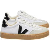 Veja White Black Small Volley Sneakers