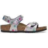 Birkenstock Rio AS Kids BF Elec. Metallic SilverDots