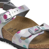 Birkenstock Rio AS Kids BF Elec. Metallic SilverDots