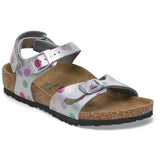 Birkenstock Rio AS Kids BF Elec. Metallic SilverDots