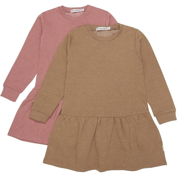 Minymo Canyon Rose Sweat Kjole 2-pak