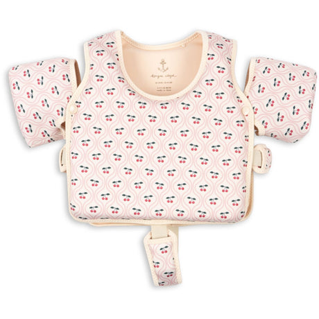 Konges Sløjd Cherry Pink Motif Hollis Svømmevest med Vinger