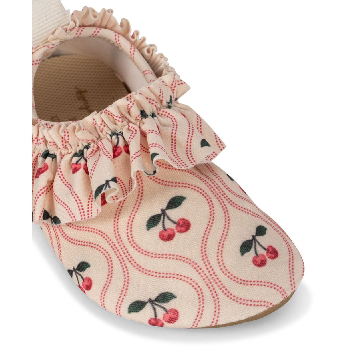 Konges Sløjd Cherry Pink Motif Merle Flæse Badesko