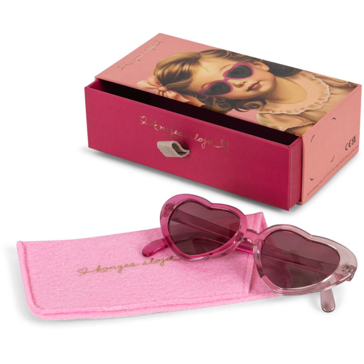 Konges Sløjd Pink Multi Solbriller Baby Heart