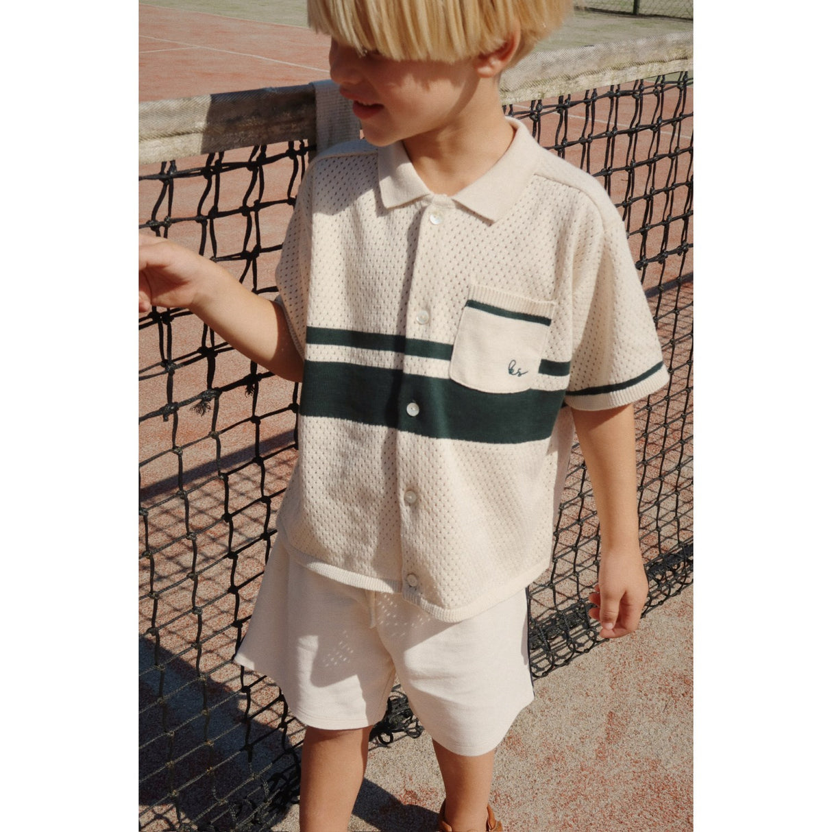 Konges Sløjd Antique White Florian Shorts GOTS