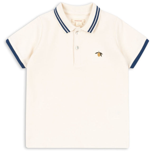 Konges Sløjd Antique White Florian Polo T-Skjorte GOTS