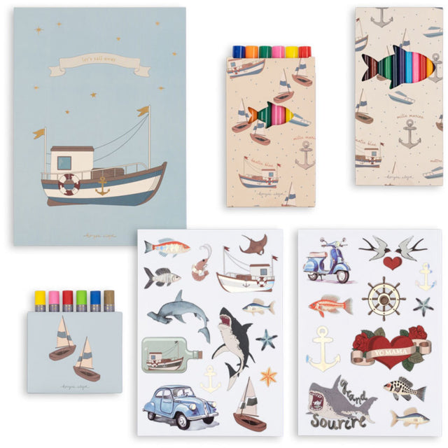 Konges Sløjd Sail Away Little Artist Sæt