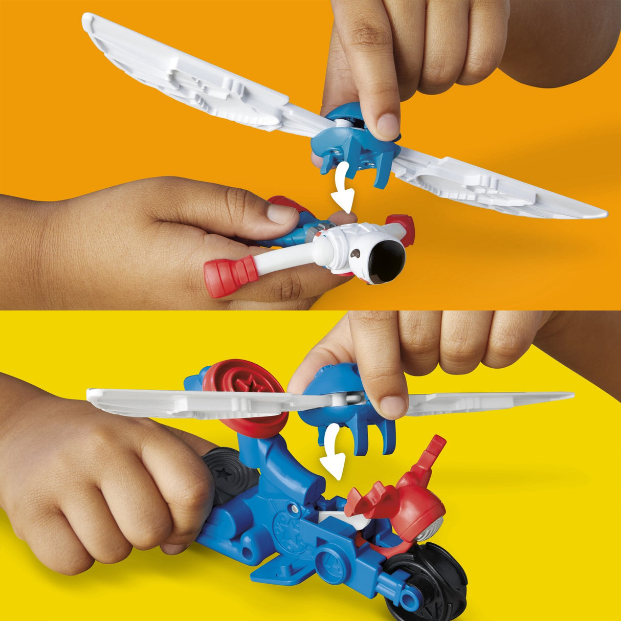 Play-Doh Captain America Moto-Skærer