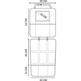 Nordbaby Black 3 I 1 Bil Sæde Protector & Kick Mat