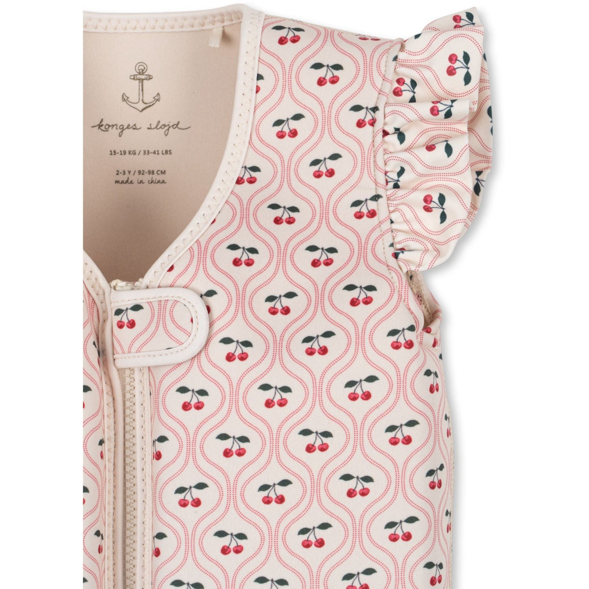 Konges Sløjd Cherry Pink Motif Avery Svømmevest