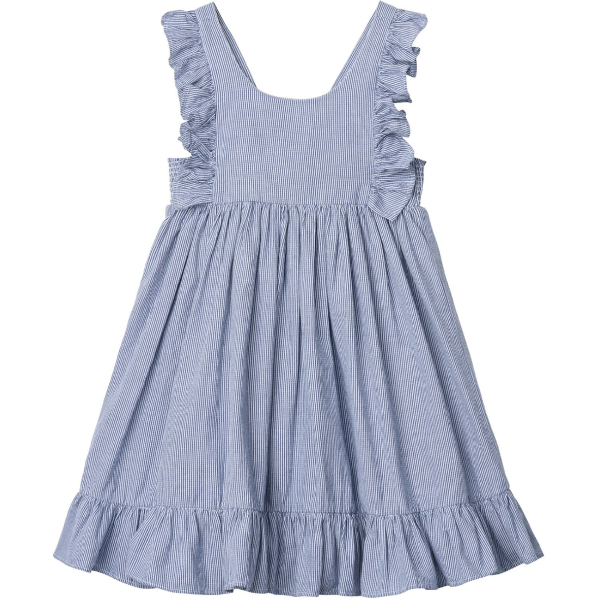 MarMar Fine Cotton Navy Stripe Danita Flæse Kjole
