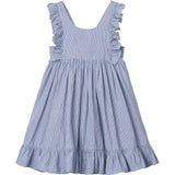 MarMar Fine Cotton Navy Stripe Danita Flæse Kjole
