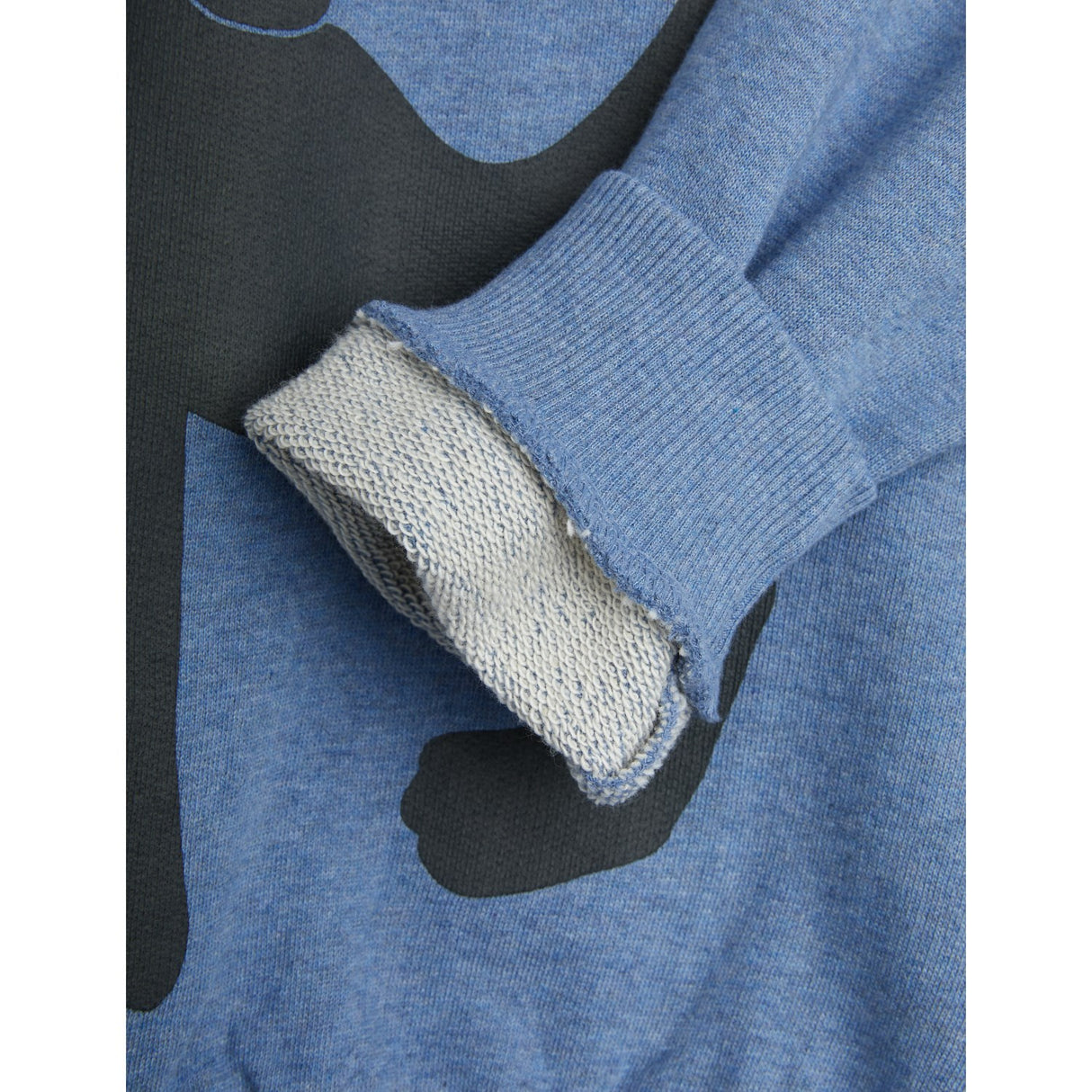 Mini Rodini Blue Panther Sp Melange Sweatshirt