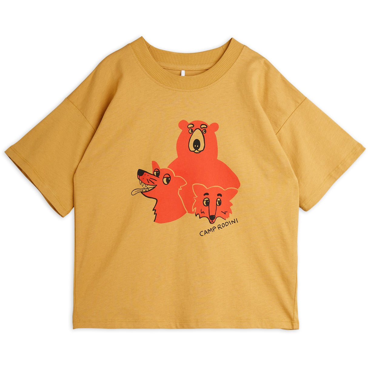 Mini Rodini Beige Camp Rodini Sp Ss Tee