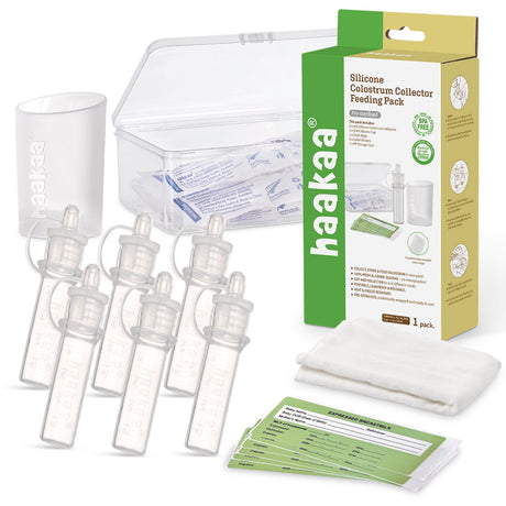 Haakaa Clear Colostrum Collector 6-Pak Inkl. Silikone Kop