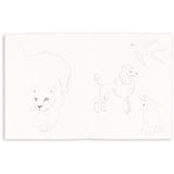 Konges Sløjd Green Tea Check Malebog og Farveblyanter Fsc