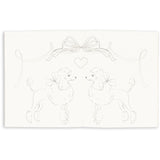 Konges Sløjd Green Tea Check Malebog og Farveblyanter Fsc