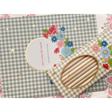 Konges Sløjd Green Tea Check Malebog og Farveblyanter Fsc